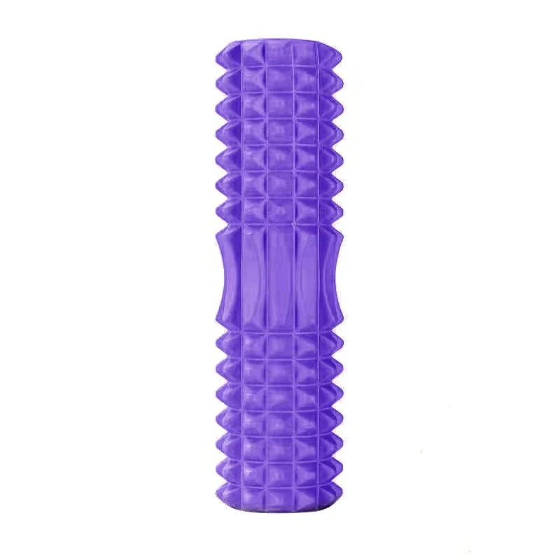 Rodillo de espuma para yoga de 45 cm – Rodillo masajeador muscular para pilates, estiramientos, recuperación física, entrenamiento de gimnasio y equipo de ejercicio de yoga