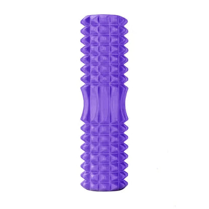 Rodillo de espuma para yoga de 45 cm – Rodillo masajeador muscular para pilates, estiramientos, recuperación física, entrenamiento de gimnasio y equipo de ejercicio de yoga