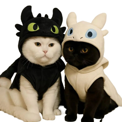 Little Devil Pet Sweater – Warm Soft Fleece Costume for Cats & Dogs, Puppy Kitten Autumn & Winter Outfit