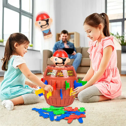 Juego de Mesa Pirata – Juego Interactivo Familiar Piratas Saltarines, Juguete Divertido de Estrategia, Juego de Fiesta de Desafío de Suerte para Niños y Niñas, Regalo para Reuniones entre Padres e Hijos