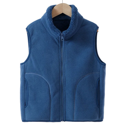 Teen Boys and Girls Winter Fleece Jacket, Thick Warm Windproof School Coat, Cozy Casual Outerwear for Older Teens and Young Adults