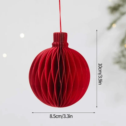 Chinese New Year 3D Hanging Ball Ornaments – Festive New Year Pendant Decorations for Wedding, Party, Tree & Home Decor