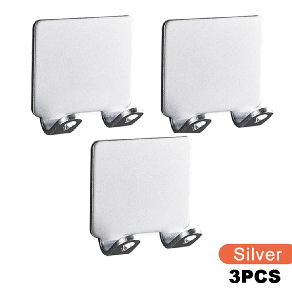 Stainless Steel Razor Holder – Wall Mounted Bathroom Shaver Storage Hook, Punch-Free Razor Rack Organizer, Men’s Shaving Accessory Shelf for Shower & Bathroom Storage