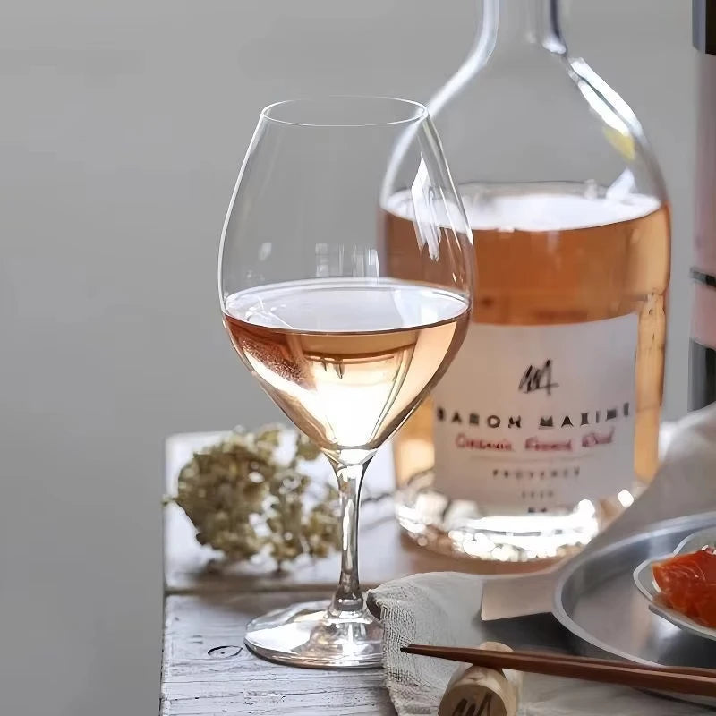 Japanese Style Kimura Ultra Thin Crystal Wine Glass, Handmade Tulip Goblet, Sparkling Wine Aperitif Glass, Elegant Soda Drinking Cup