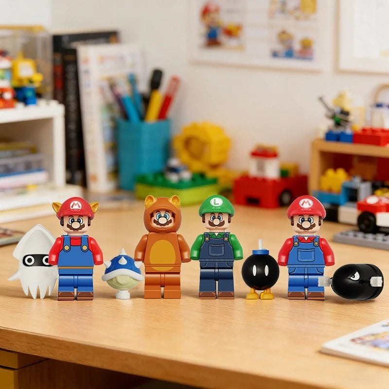 Mini-figurines d'anime en briques de construction – Jouets et figurines à collectionner pour enfants