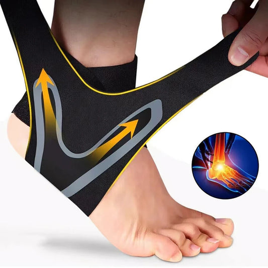WRELS Sports Ankle Brace – Adjustable Compression Support Sleeve with Breathable Elastic Strap for Fitness & Athletics