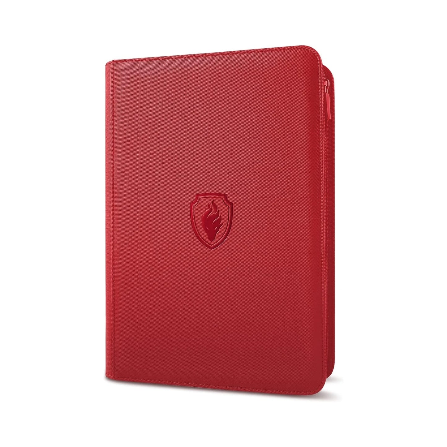 9 Pocket Zipper Trading Card Binder | 360 Card Holder Album with Premium PU Cover & Side-Loading Sleeves