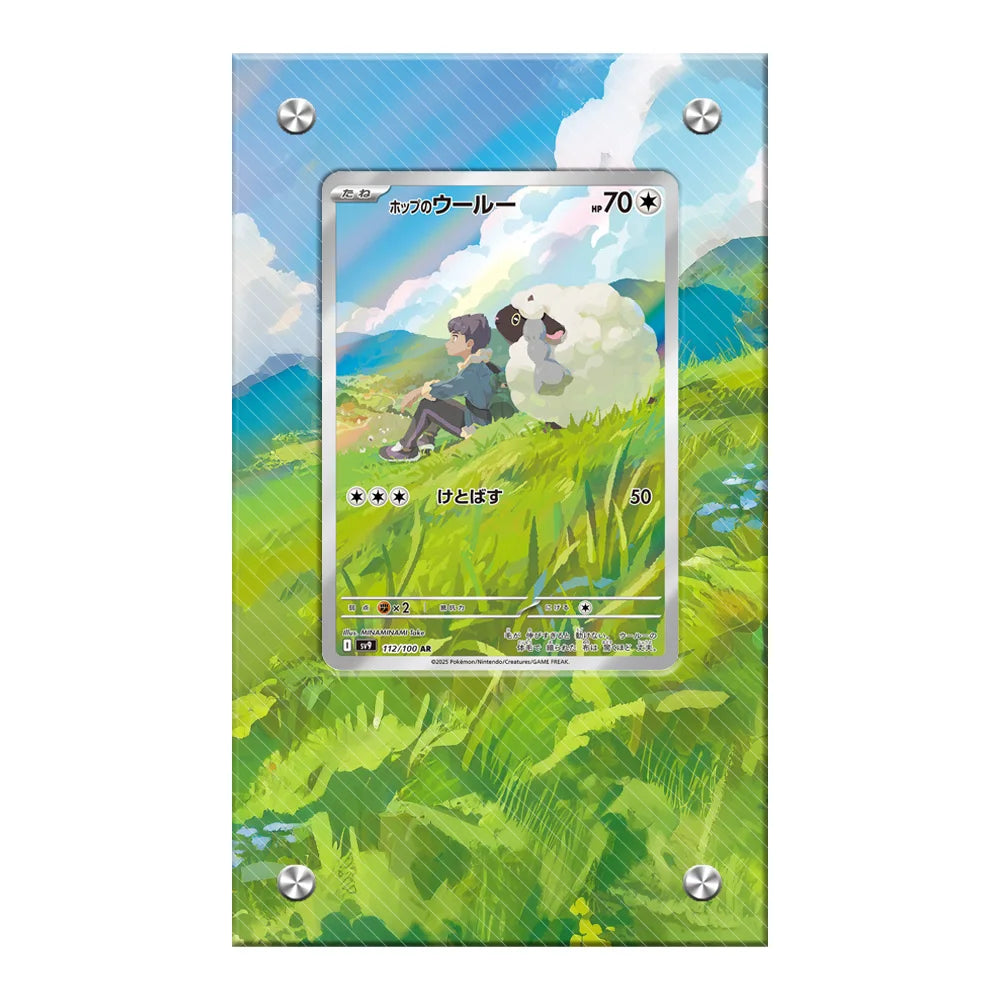 Expositor de metacrilato para cartas Pokémon – Psyduck, Bulbasaur, Mewtwo, Charmander y soporte protector para cartas de personajes