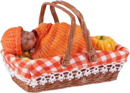 ZURU My Mini Baby Citrouille Surprise – Poupée réaliste DIY à collectionner, Cadeau mystère pour enfants et collectionneurs de poupées