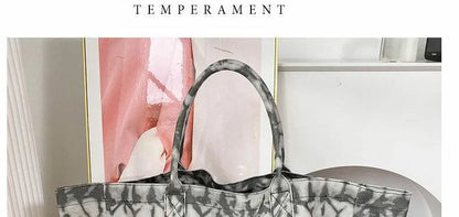 Bolso de yoga unisex de lona de gran capacidad – Bolso de hombro ecológico, Bolso de mano de estilo urbano para gimnasio, fitness, compras, viajes y uso diario