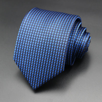 Corbata Floral de Puntos para Hombre – Corbata Casual de Moda Azul Roja Amarilla para Negocios, Bodas y Ocasiones Formales | Accesorio de Regalo