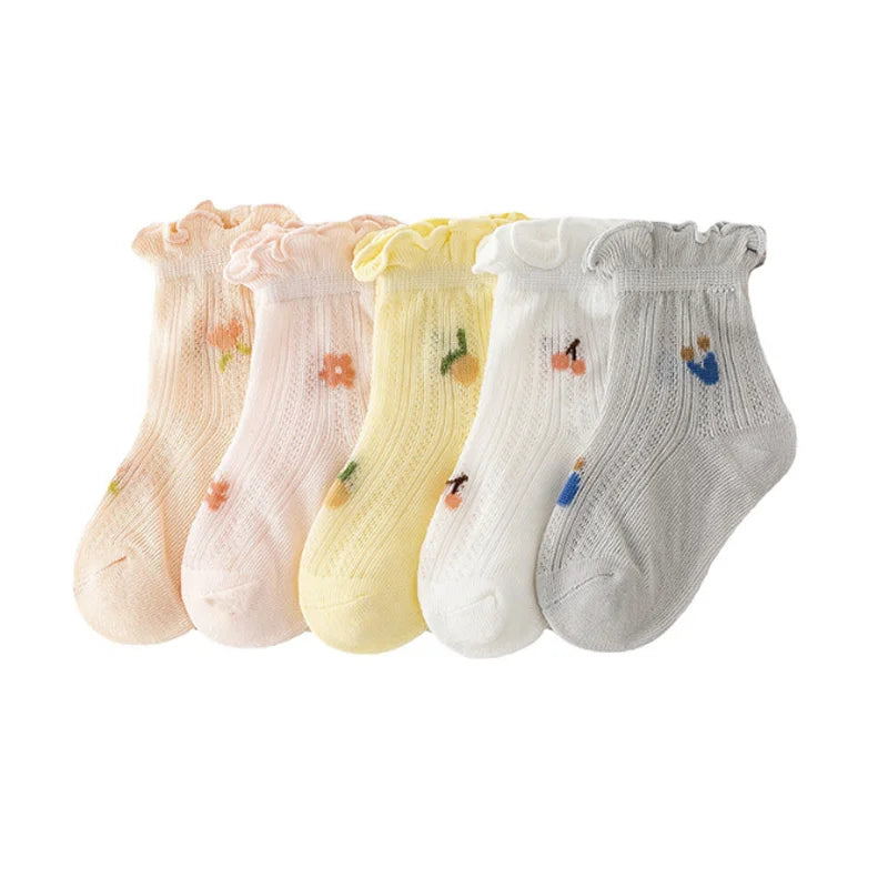 3 paires de chaussettes nouveau-né douces et respirantes en coton fin pour bébés