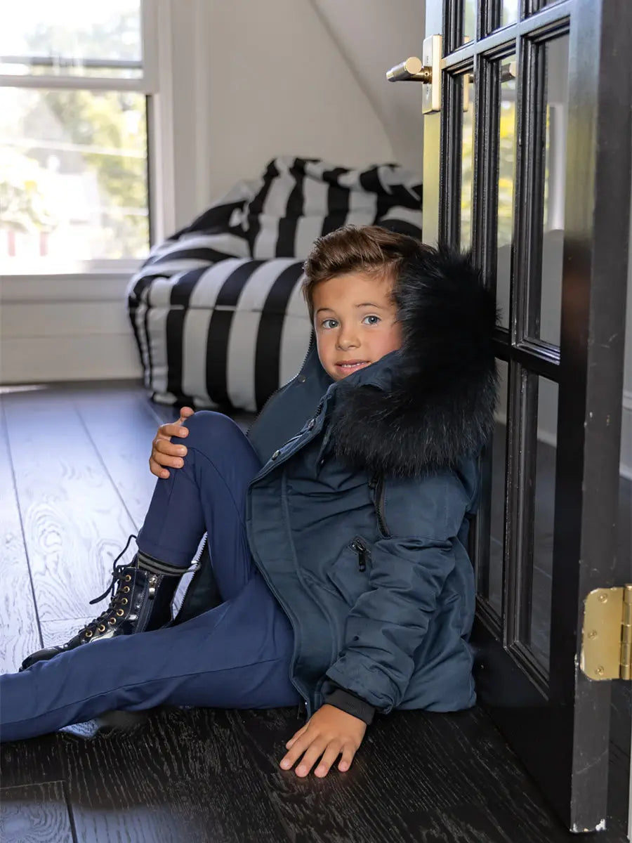 Unisex Winter Parka Coat for Boys, Girls and Men, Matte Family Matching Yeshiva Outerwear, Warm Children’s and Adult Winter Jacket