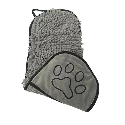 Quick-Dry Pet Bath Towel – Soft Super-Absorbent Dog Bath Robe & Cat Towel, Convenient Washcloth for Pet Cleaning, Bathing & Grooming