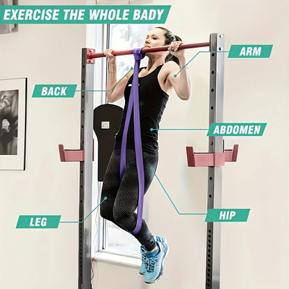 Ensemble de bandes de résistance – Bandes d'aide aux tractions et sangles d'exercice pour l'entraînement des jambes, la remise en forme en salle de sport, les entraînements à domicile et l'équipement de musculation