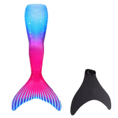 Mermaid Tail Swimsuit Costume – Mermaid Cosplay Fantasy Swimwear for Girls, Kids & Adults, Birthday Gift with Optional Monofin