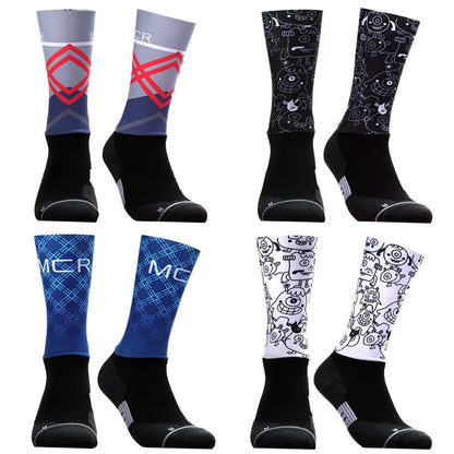 Professional Team Cycling Socks for Men & Women – Breathable MTB & Road Bike Racing Sports Socks