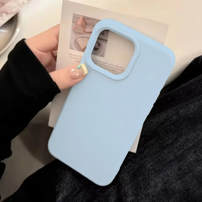Coque en silicone pour iPhone Séries 11 à 17 – Housse de protection arrière toucher doux