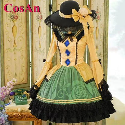 Touhou Project Komeiji Koishi Cosplay Costume Dress – Elegant Sweet Formal Outfit for Game Cosplay, Party, Halloween & Roleplay Wear