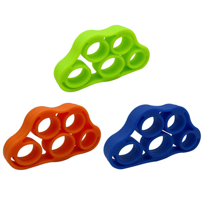 Fortalecedor de dedos de silicona – Ejercitador de manos y dedos para guitarristas, rehabilitación y fitness de manos