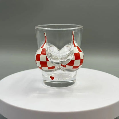Bikini-Shaped Shot Glass, Sexy Body Vodka Liquor Cup, Novelty Bar Drinkware, Funny Party Drinking Glass for Celebrations and Gifts