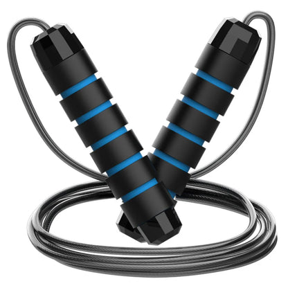 Comba de acero ajustable – Cuerda para saltar sin enredos para fitness, entrenamiento cardiovascular, entrenamientos en casa y equipo deportivo