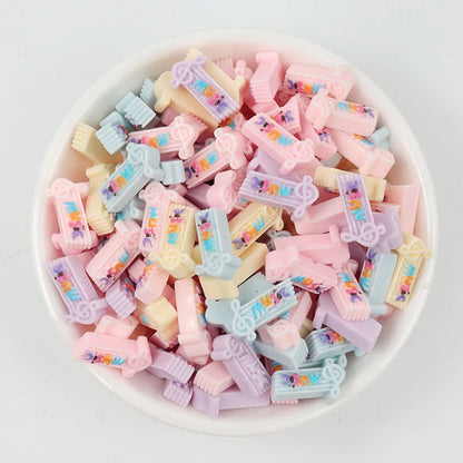 30/300pcs Mini Breloques en Résine Bonbon Fleur Amour – Mignons Accessoires de Bricolage pour Nail Art, Barrettes à Cheveux, Scrapbooking, Bijoux Faits Main et Projets Créatifs pour Enfants