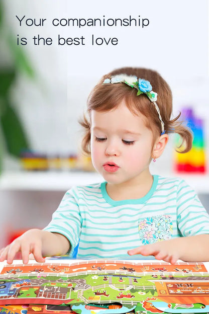 Libro de pegatinas DIY para niños – Libro de actividades de pegatinas de escenas de burbujas reutilizables, juguete portátil y silencioso, manualidades creativas de aprendizaje de pegatinas de gelatina para niños