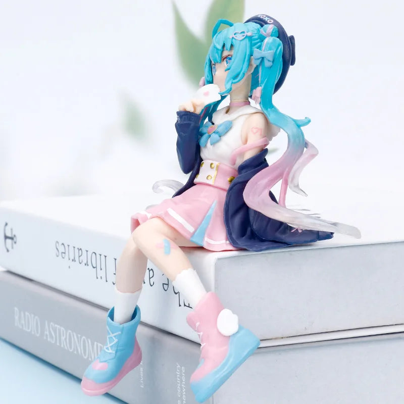 Hatsune Miku Anime Figure – Virtual Singer Manga Statue Figurine Model Toy for Desk Decoration, Cake Topper & Gift