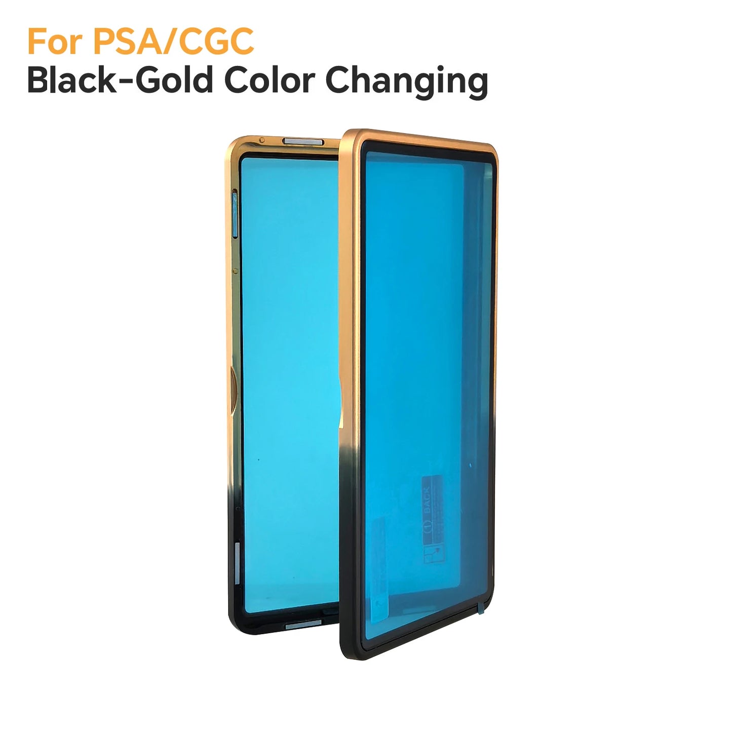 Aluminum Alloy Graded Card Case – PSA/CGC Slab Protector with UV & Scratch Resistant Magnetic Display Box