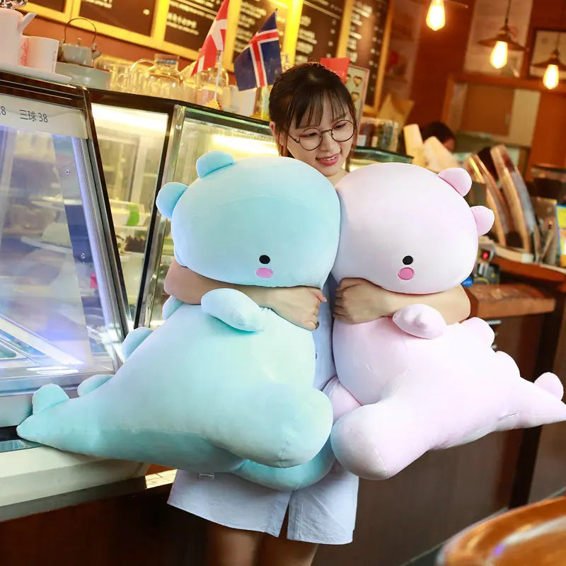 25–60CM Ultra Soft Dinosaur Plush Toy – Kawaii Dino Down Cotton Stuffed Animal Pillow, Cute Kids’ Gift, Party Prop & Room Decor