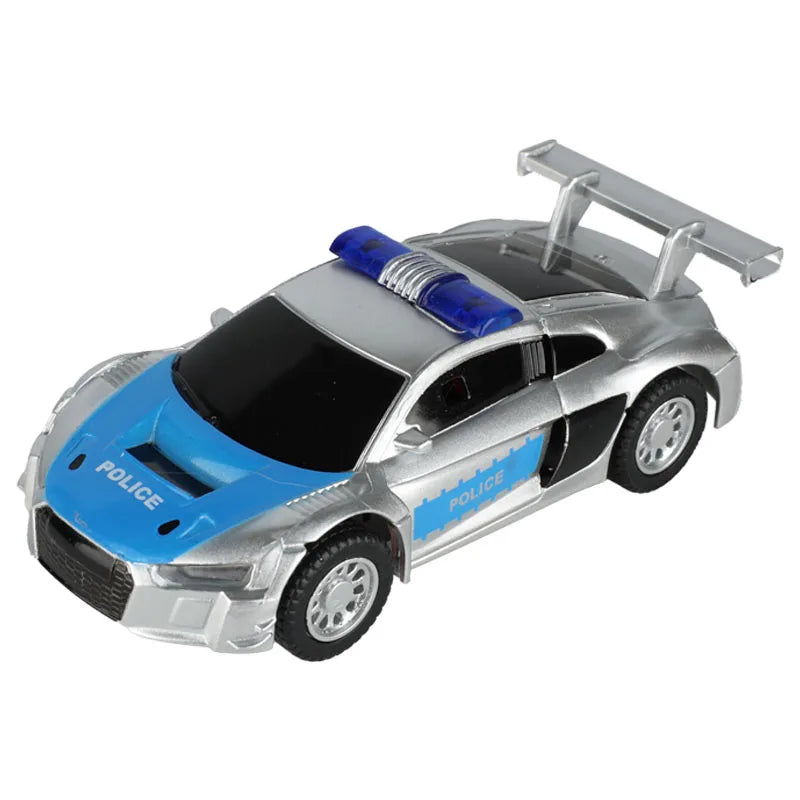 Voiture de slot analogique 1:64 pour Carrera GO et Scalextric – Voiture de course électrique à grande vitesse, véhicule jouet de piste de course de police