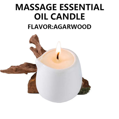 1PC Luxury Massage Oil Candle – Scented Aromatherapy Candle for Relaxation & Skin Moisturizing, Body Oil Candle for Spa & Self-Care