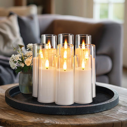 6-60PCS LED Flameless Candles – Battery-Operated Artificial Candles for Weddings, Parties & Decorative Home Events