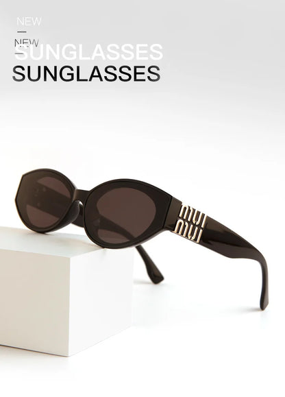 2025 Luxury Oval Sunglasses for Women Men Unisex Designer Fashion Shades UV400 Classic Trend