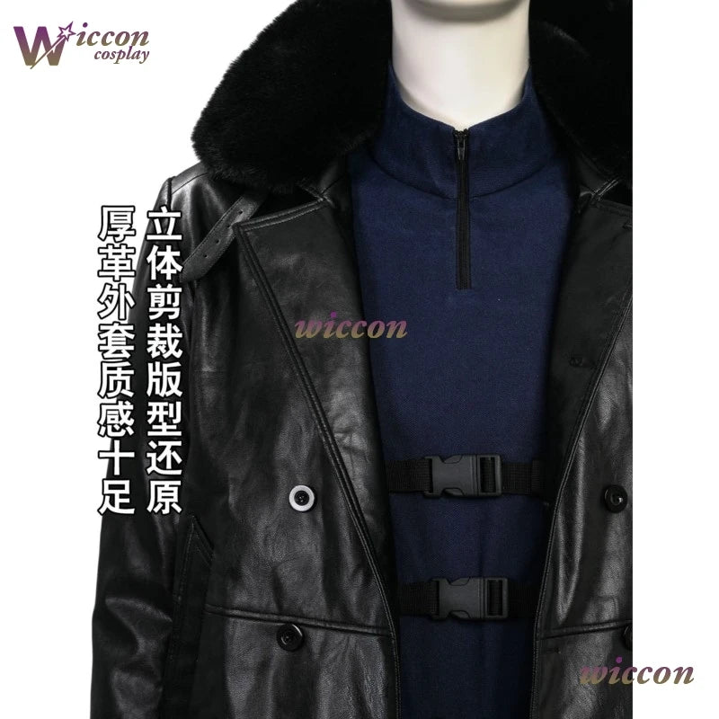 2026 Unisex Cosplay Costume Set – Coat, Elastic Pants, Belt & Gloves Adult Outfit for Convention, Gift & Roleplay