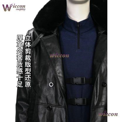 2026 Unisex Cosplay Costume Set – Coat, Elastic Pants, Belt & Gloves Adult Outfit for Convention, Gift & Roleplay