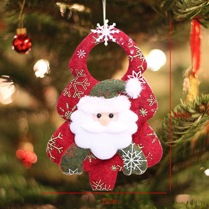 Red Star Christmas Tree Ornament – DIY Hanging Pendant Decoration for Xmas, New Year Party, Home Decor & Holiday Gifts