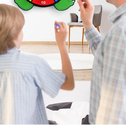 Educational Dart Board Baby Toy with Sticky Ball Darts – Indoor Montessori Sports Game for Children (Ages 3–7)