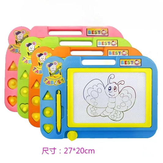 Pizarra Magnética para Niños – Reutilizable, de Colores, para Garabatear y Escribir, Juguete Educativo de Dibujo Artístico, Herramienta Creativa para Practicar la Escritura, Regalo de Aprendizaje Temprano para Niños