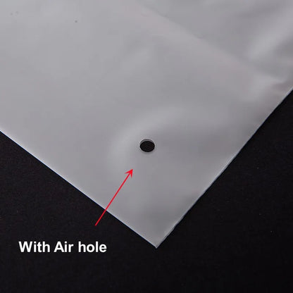Matte Frosted Zipper Packaging Bags for Clothing, Shirts, Socks, Storage & Shipping – Reusable Plastic Pouches