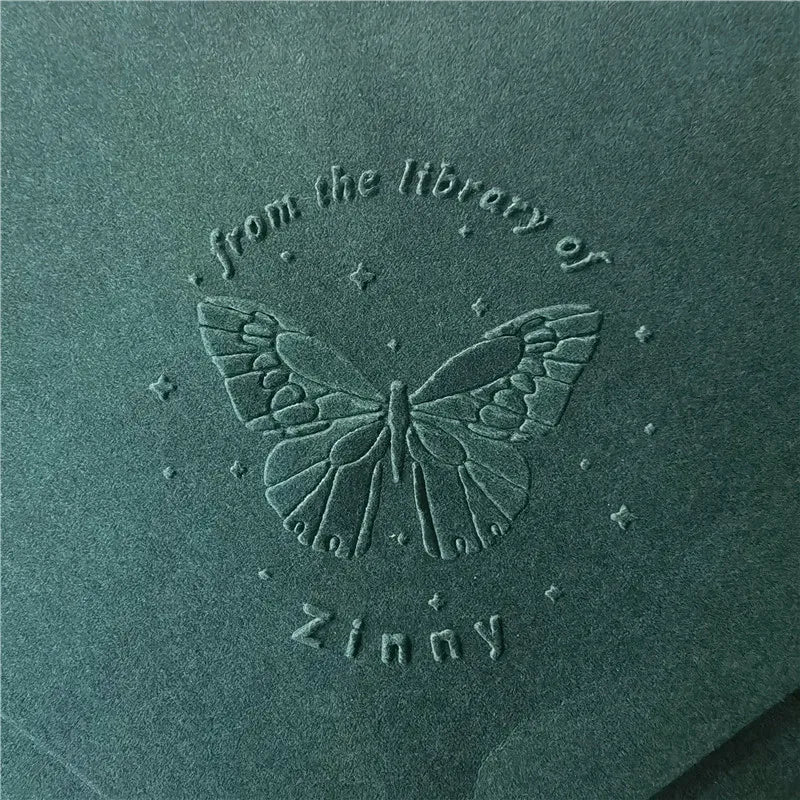 Custom Initials Embosser Stamp – Personalized Book & Wedding Embossing Seal for Address, Library & Gift Branding | Custom Paper Decor Accessory