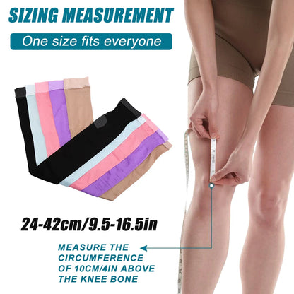 Open Toe Compression Socks – Calf Support Sleeves for Men & Women (Running, Cycling & Sports Recovery)