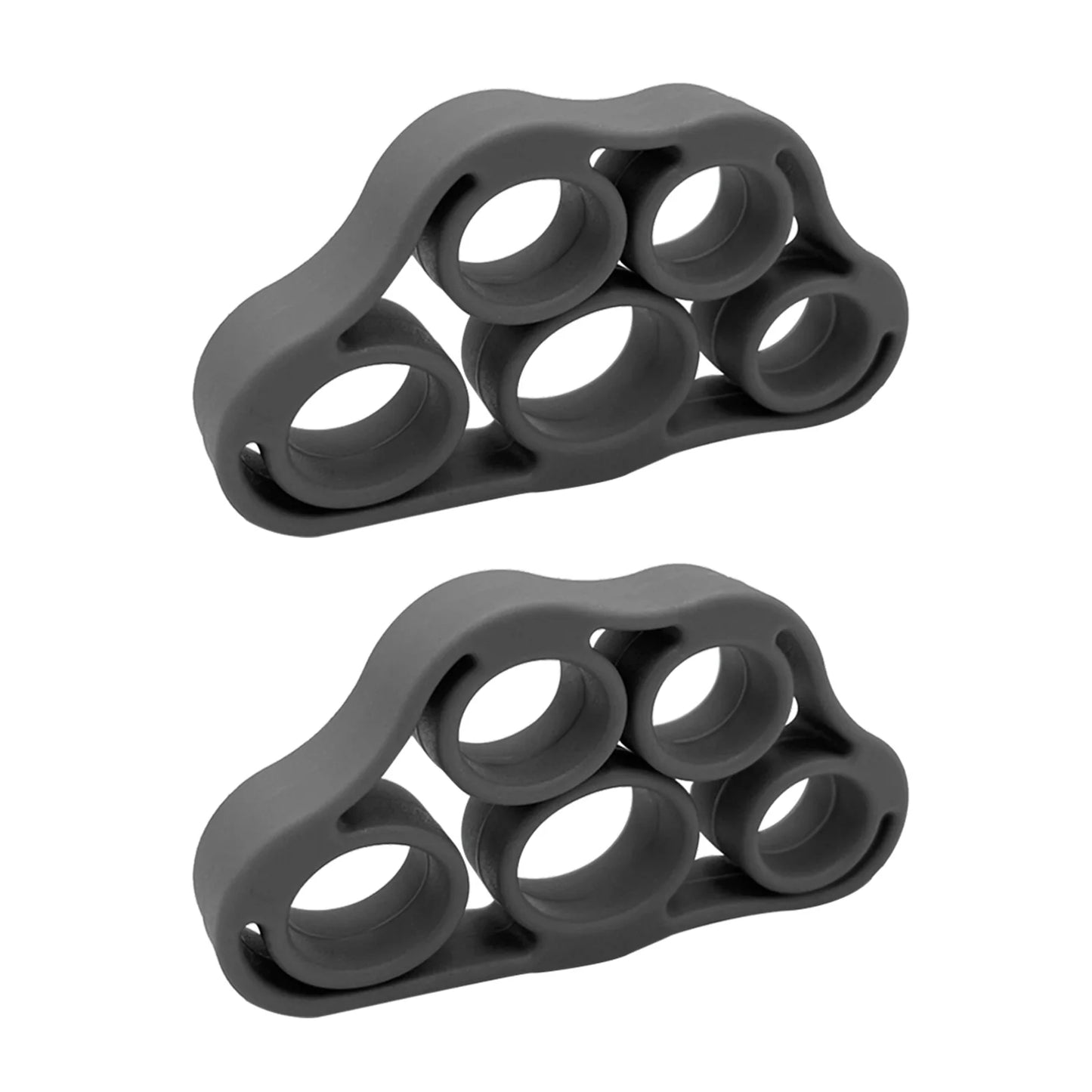 Fortalecedor de dedos de silicona – Ejercitador de manos y dedos para guitarristas, rehabilitación y fitness de manos