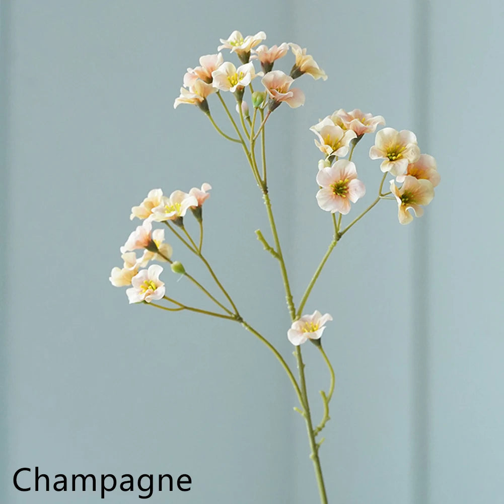 3 Forks Artificial Cornflower Bouquet – Silk Faux Flowers for Home Décor, Wedding Arrangements, Party Decoration & DIY Floral Projects