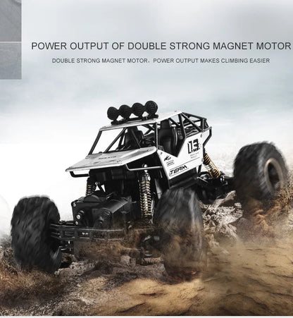 Oike Coche teledirigido 4x4 todoterreno 4WD RC Rock Crawler, coche RC de carreras y drifting todoterreno para niños y adultos