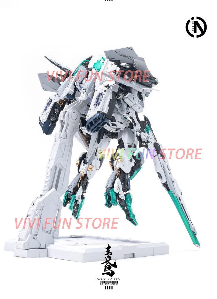 IN ERA+ Azure Falcon TR-2243EX RMD Plastic Model Kit – Infinite Dimension Mecha Assembly Kit, Detailed Robot Collectible Toy for Model Builders