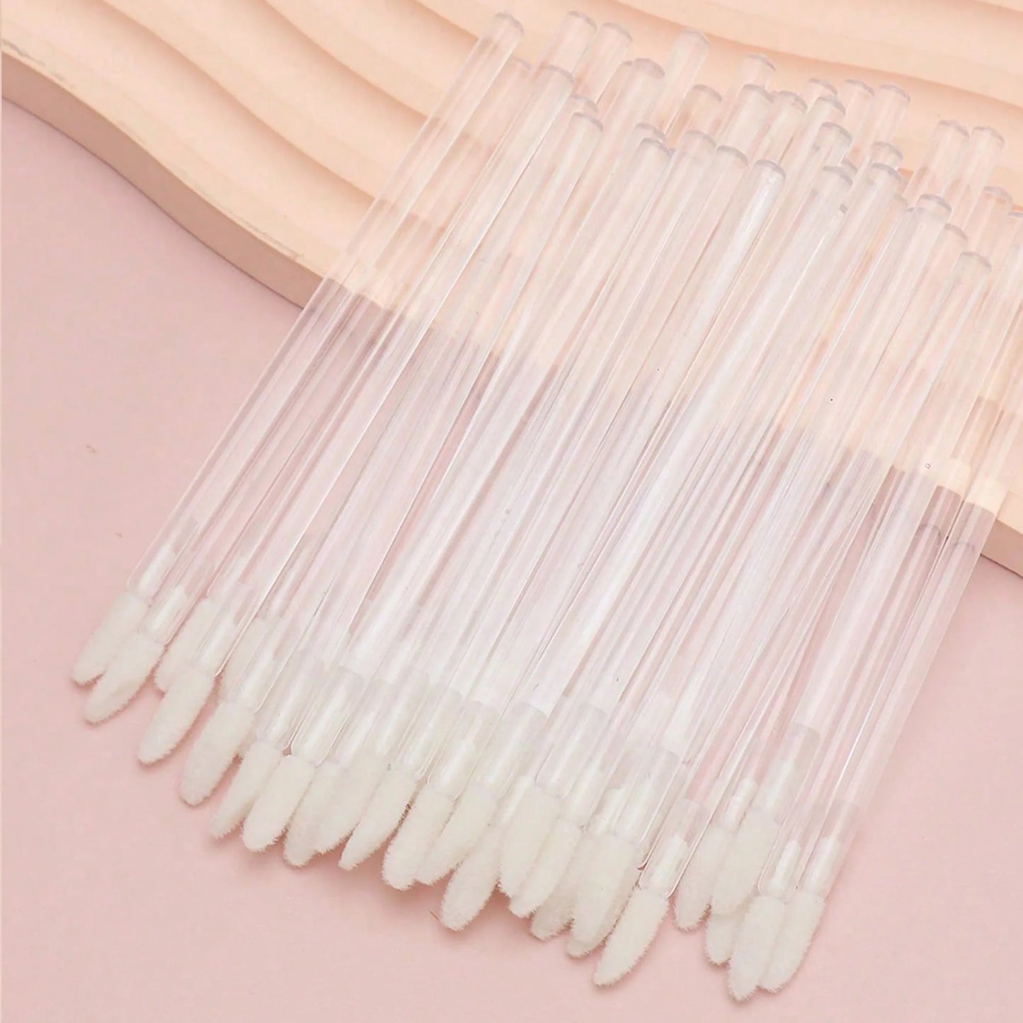 50 peines de cristal para pestañas, varitas de máscara desechables para extensiones de pestañas, aplicación de maquillaje y herramientas de belleza profesionales