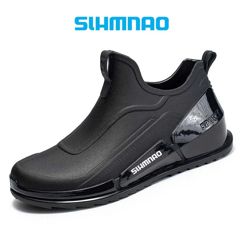 2025 Waterproof Outdoor Fishing Shoes – Lightweight Anti-Slip Rubber Sports Shoes for Hunting, Cycling & Outdoor Activities