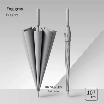 Paraguas extragrande a prueba de viento – Paraguas automático de lluvia con doble capa y 24 varillas, resistente a tormentas, para uso familiar y exterior